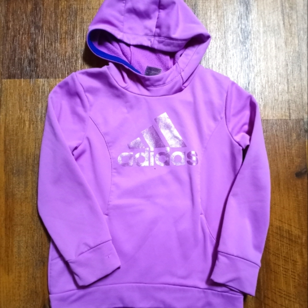 Girls Sz 7 Adidas Lightweight Hoodie